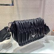 PRADA | Gaufré nappa leather shoulder bag - 1BD289 - 21 x 14 x 6 cm - 5