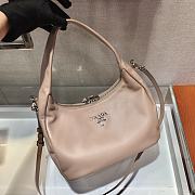 PRADA | Hobo Beige bag leather - 1BC132 - 26 x 21 x 9.5 cm - 6