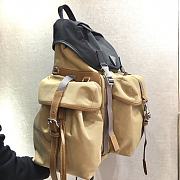 PRADA | Nylon Backpack Black/Apricot - 2VZ074 - 37 x 42 x 17 cm - 2