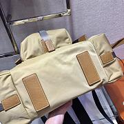 PRADA | Nylon Backpack Black/Apricot - 2VZ074 - 37 x 42 x 17 cm - 3