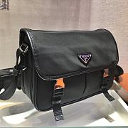 PRADA | Nylon and Saffiano Black Bag with Strap - 2VD769 - 26 x 20 x 10 cm - 4