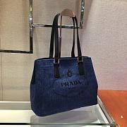 PRADA | Denim Tote - 1BG356 - 33 x 24 x 13 cm - 6