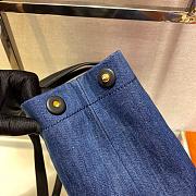 PRADA | Denim Tote - 1BG356 - 33 x 24 x 13 cm - 4