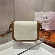 PRADA | Saffiano Leather Emblème Bag - 1BD217 - 20.5 x 14 x 5 cm - 6