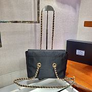 Prada Quilted Nylon Shoulder Black Bag - 1BD620 - 25 x 21 x 5 cm - 3