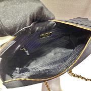 Prada Quilted Nylon Shoulder Black Bag - 1BD620 - 25 x 21 x 5 cm - 4