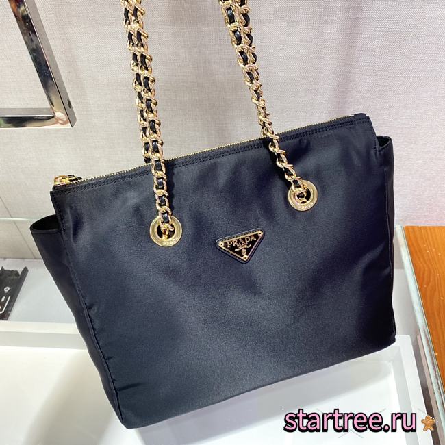 PRADA | Nylon Chain Tote Bag -1BD621 - 30 x 26 x 6 cm - 1