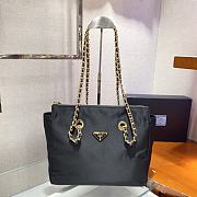 PRADA | Nylon Chain Tote Bag -1BD621 - 30 x 26 x 6 cm - 5