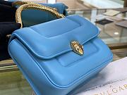 Bvlgari | Mary Katrantzou Top Handle Blue - 291070 - 19 x 15 x 6cm - 2