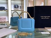 Bvlgari | Mary Katrantzou Top Handle Blue - 291070 - 19 x 15 x 6cm - 4