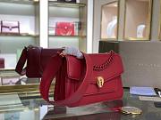 Bvlgari | Serpenti Forever Crossbody Bag Red - 290766 - 25 x 17 x 8 cm - 6