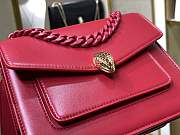 Bvlgari | Serpenti Forever Crossbody Bag Red - 290763 - 20 x 14 x 8.5 cm - 3