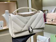 Bvlgari | Serpenti CABOCHON White Bag - 287993 - 22.5x15x10cm - 3