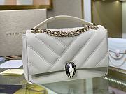 Bvlgari | Serpenti CABOCHON White Bag - 287993 - 22.5x15x10cm - 2