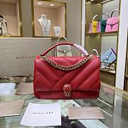 Bvlgari | Serpenti CABOCHON Red Bag - 288718 - 22.5x15x10cm - 1