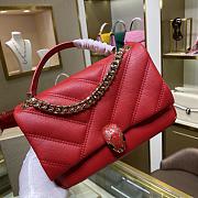 Bvlgari | Serpenti CABOCHON Red Bag - 288718 - 22.5x15x10cm - 4