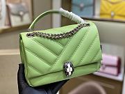 Bvlgari | Serpenti Cabochon Green Bag - 287993 - 22.5x15x10 cm - 4