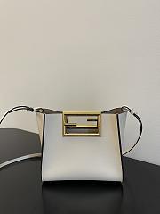 FENDI | Way Small White bag - 20x9x17cm - 1