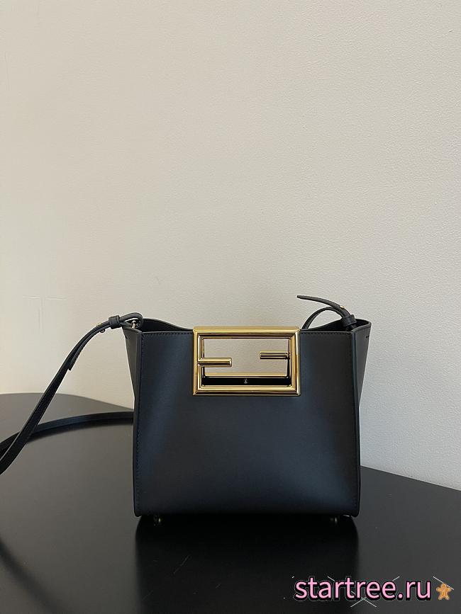 FENDI | Way Small Black bag - 20x9x17cm - 1