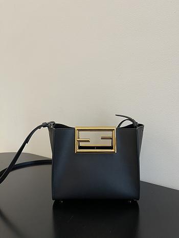 FENDI | Way Small Black bag - 20x9x17cm