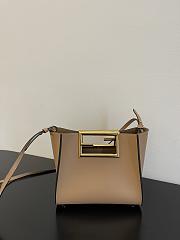 FENDI | Way Small Beige bag - 20x9x17cm - 1