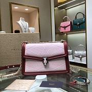 Bvlgari | Serpenti Diamond Blast Bag Pink/Red - 286628 - 24x15x7 cm - 1