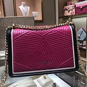 Bvlgari | Serpenti Diamond Blast Bag Black/Pink - 286628 - 24x15x7 cm - 6