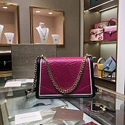 Bvlgari | Serpenti Diamond Blast Bag Black/Pink - 286628 - 24x15x7 cm - 2