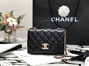 Chanel | Mini Flap Bag with handle Gold Metal - AS2796 - 12.5 × 17.5 × 5.5 cm  - 1