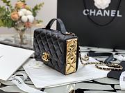 Chanel | Mini Flap Bag with handle Gold Metal - AS2796 - 12.5 × 17.5 × 5.5 cm  - 3