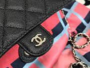 CHANEL | Foldable Tote Red Bag Gold-Tone Metal - AP2095 - 10.5 × 16.5 × 4.5 cm - 2