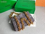 Bottega Veneta | Chain Cassette Velvet Deep Grey - 631421 - 26x18x8cm - 2