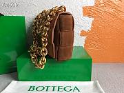 Bottega Veneta | Chain Cassette Velvet Brown - 631421 - 26x18x8cm - 4