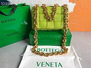 Bottega Veneta | Chain Cassette Velvet Green - 631421 - 26x18x8cm - 1