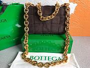 Bottega Veneta | Chain Cassette Velvet Dark Brown - 631421 - 26x18x8cm - 2