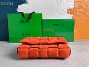 Bottega Veneta | Chain Cassette Velvet Orange - 631421 - 26x18x8cm - 2