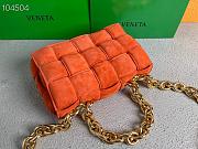 Bottega Veneta | Chain Cassette Velvet Orange - 631421 - 26x18x8cm - 5