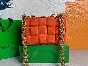 Bottega Veneta | Chain Cassette Velvet Orange - 631421 - 26x18x8cm - 6