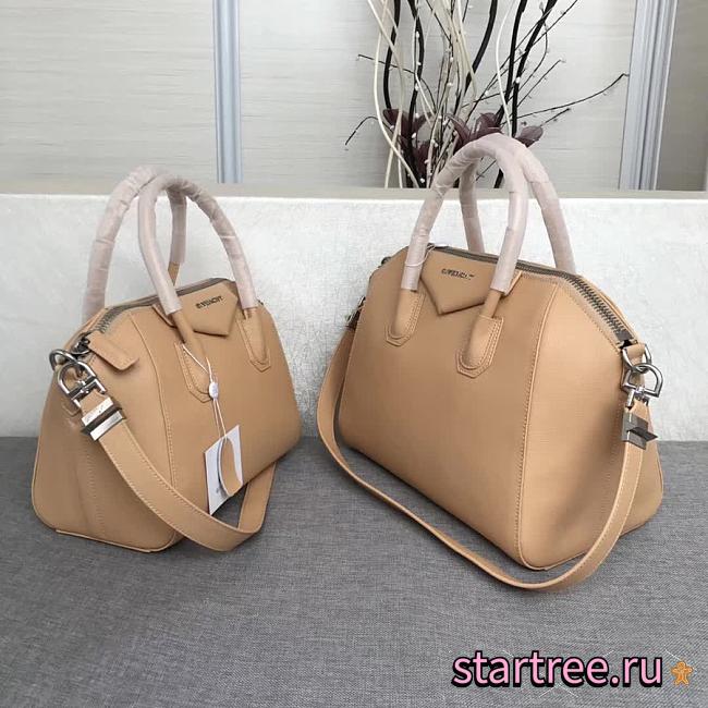 Givenchy | Small Antigona Bag In Box Leather In Beige - BB500C - 33 cm - 1