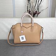 Givenchy | Small Antigona Bag In Box Leather In Beige - BB500C - 33 cm - 3