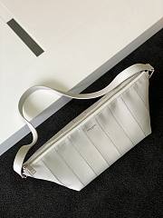 YSL | Crossbody White Bag - 667490 - 15x36x14.5cm - 5