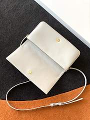 YSL | Kate Supple 99 In Quitled Lambskin White Bag - 676628 - 26x4.5x13cm - 3