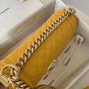 Chanel | Yellow Boy handbag Golden Hardware - A67086 - 6