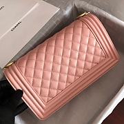 Chanel | Pink Boy handbag Gold Hardware - A67086 - 5