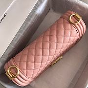 Chanel | Pink Boy handbag Gold Hardware - A67086 - 6