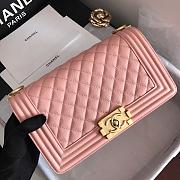 Chanel | Pink Boy handbag Gold Hardware - A67086 - 3