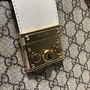 GUCCI | Padlock Medium GG Bag White Canvas - 479197 - 35 x 23.5 x 14cm - 4