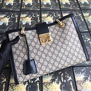 GUCCI | Padlock Medium GG Bag Black Canvas - 479197 - 35 x 23.5 x 14cm - 1