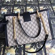 GUCCI | Padlock Medium GG Bag Black Canvas - 479197 - 35 x 23.5 x 14cm - 4