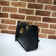 GUCCI | Padlock GG small Black bag - 498156 - 26 x 18 x 10 cm - 4